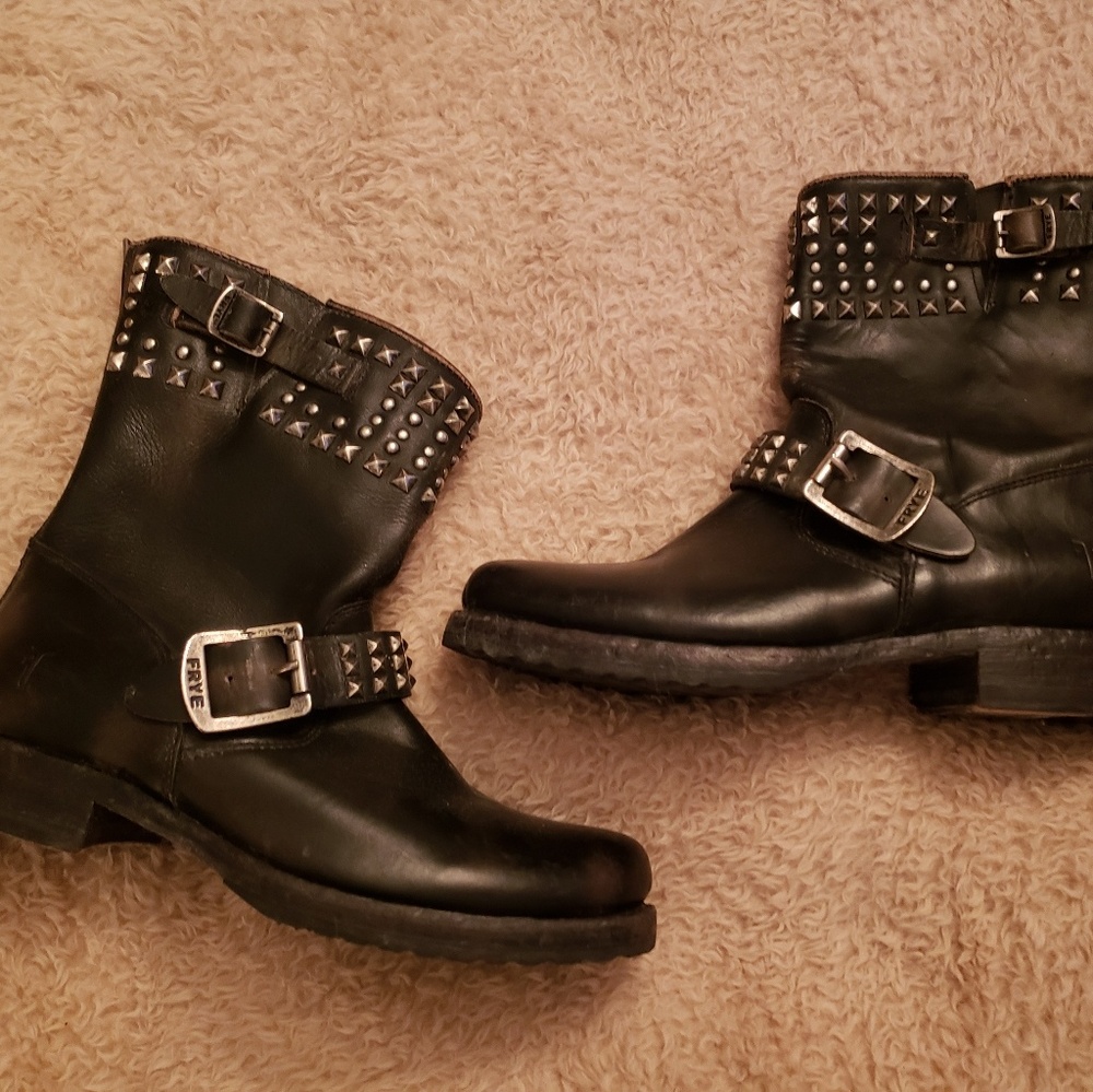 Frye Studded Boots
